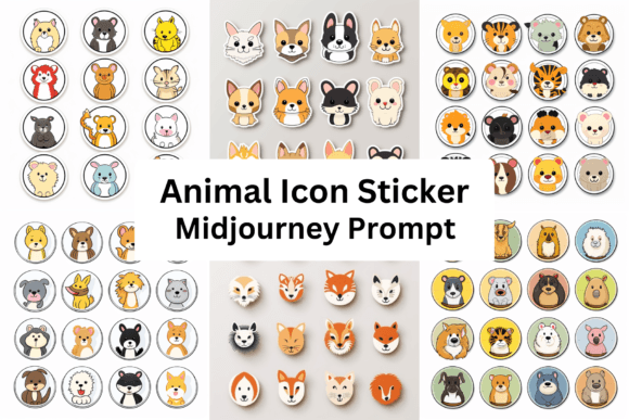 Download Ai Prompt for Animal Icon Sticker - Prompt Collection