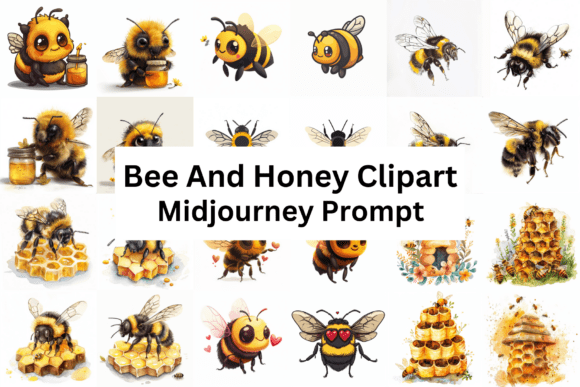 Download Prompt for Bee and Honey Clipart - Prompt Collection