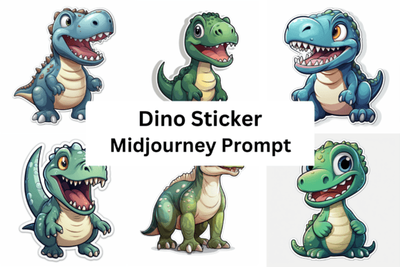 Download Midjourney Prompt for Dino Sticker - Prompt Collection