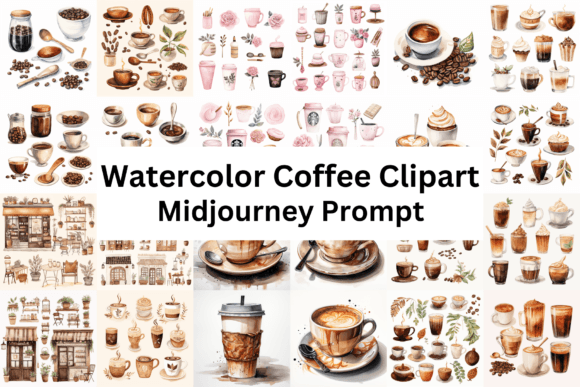 Download Ai Prompt for Watercolor Coffee Clipart - Prompt Collection